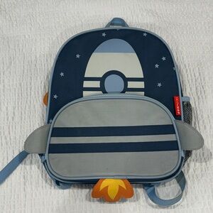 Skip Hop Sparks Style Rocket Backpack - Blue and Gray